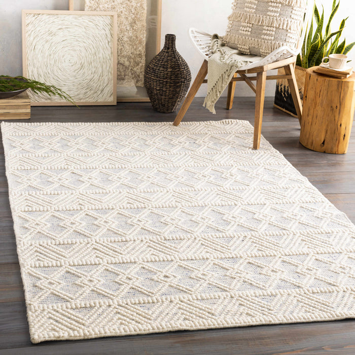 Hauteloom Ginter Handmade Beige Area Rug - Clearance