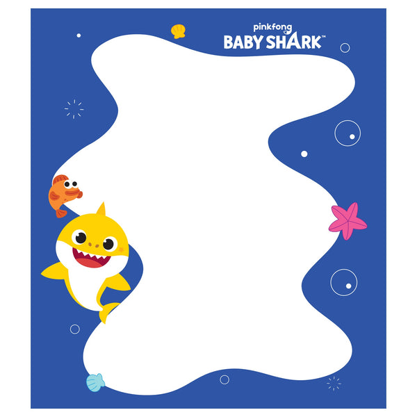 Fathead Baby Shark: Hapy Friends Dry Erase - Officially Licensed Nickelodeon Removable Adhesive Decal