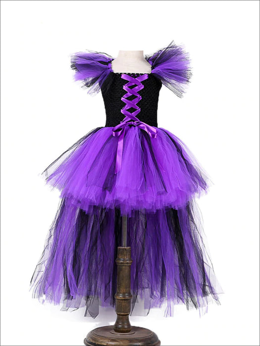 Mia Belle Girls Evil Queen Villain Tutu Costume Dress