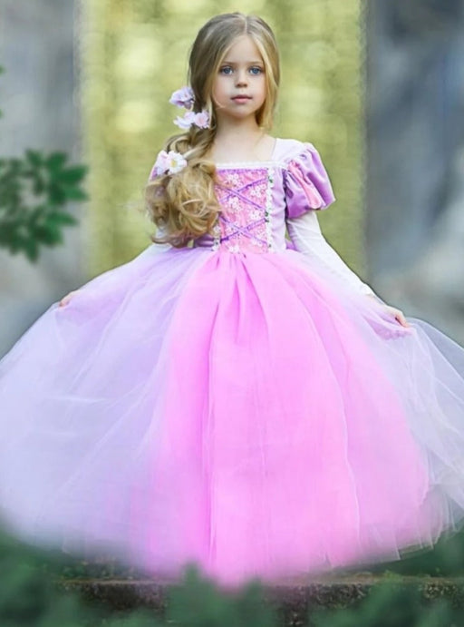 Mia Belle Girls Enchanted Hair Princess Costume Gown