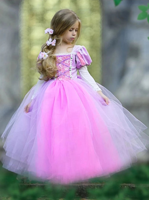 Mia Belle Girls Enchanted Hair Princess Costume Gown