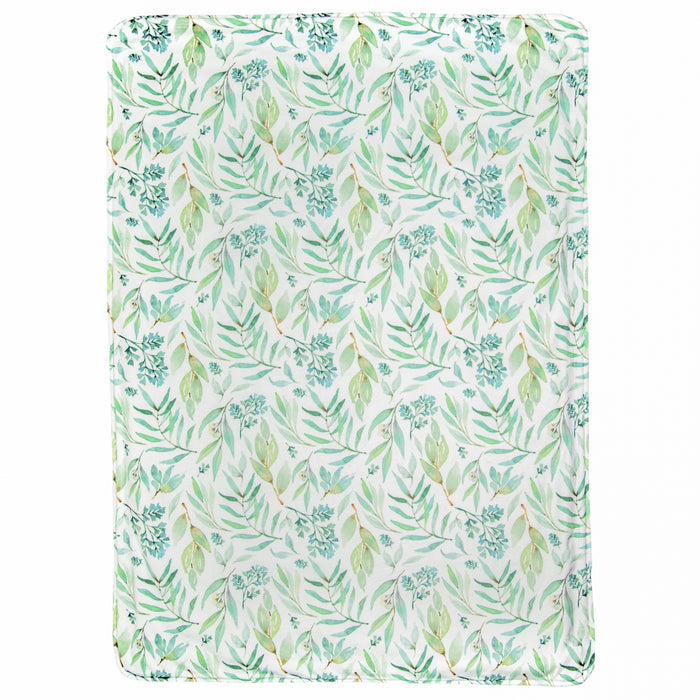 Goosewaddle® Basil Bear Mint Applique Baby Blanket