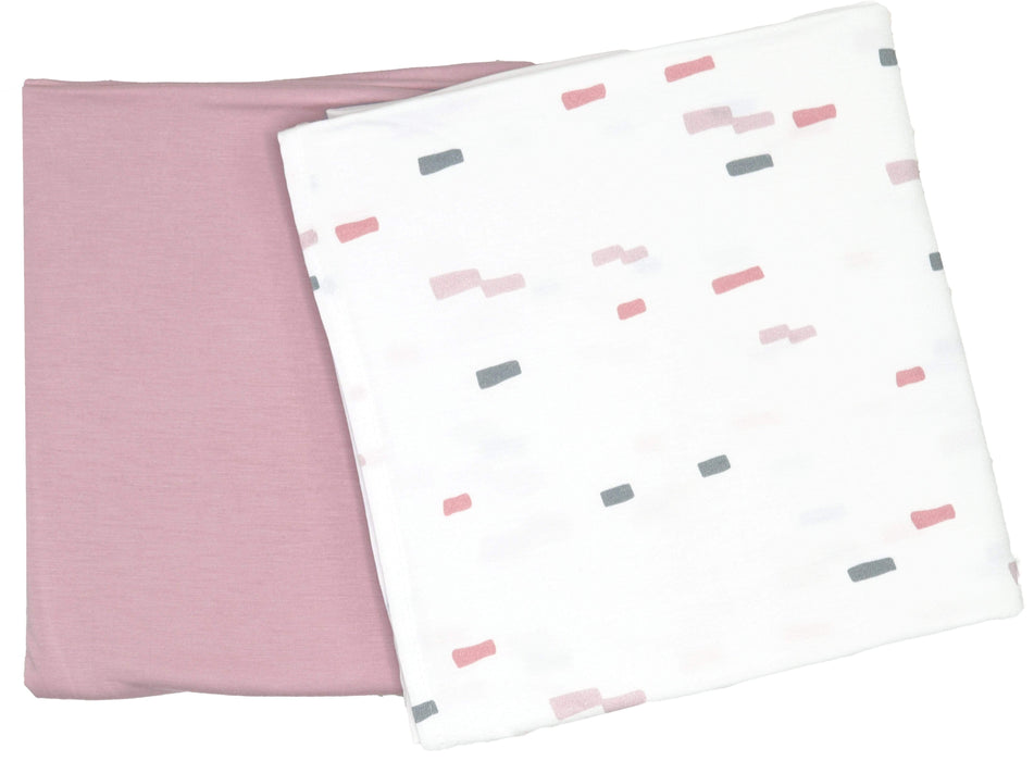 Goosewaddle® Brick and Rose 2 Pack Swaddle Blanket