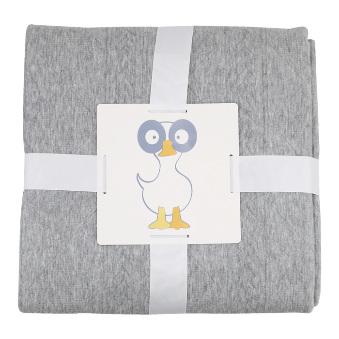 Goosewaddle® Mommy & Me Knit Blanket Set - Gray