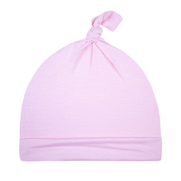 Goosewaddle® Pink Knotted Baby Beanie