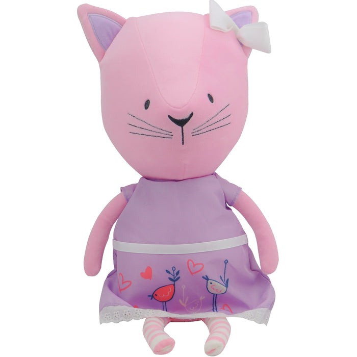 Goosewaddle® Lucy Kitty Plush Doll with Dress