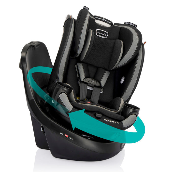 Evenflo® Revolve360 Slim 2-in-1 Rotational Car Seat with Quick Clean Cover