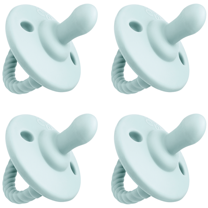 Comfy Cubs Pacifiers, 4 Pack - Earth Green