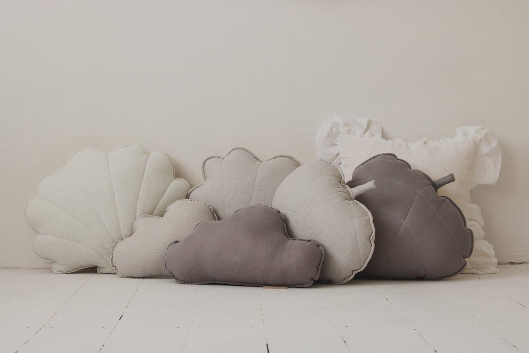 Moi Mili Linen “Grey” Cloud Pillow