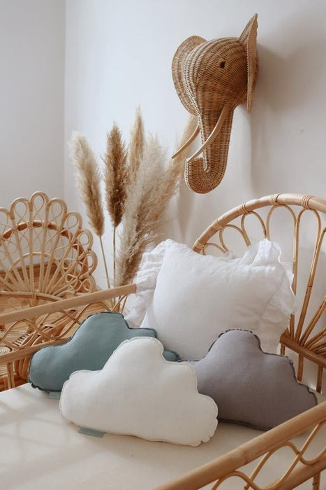 Moi Mili Linen “Grey” Cloud Pillow
