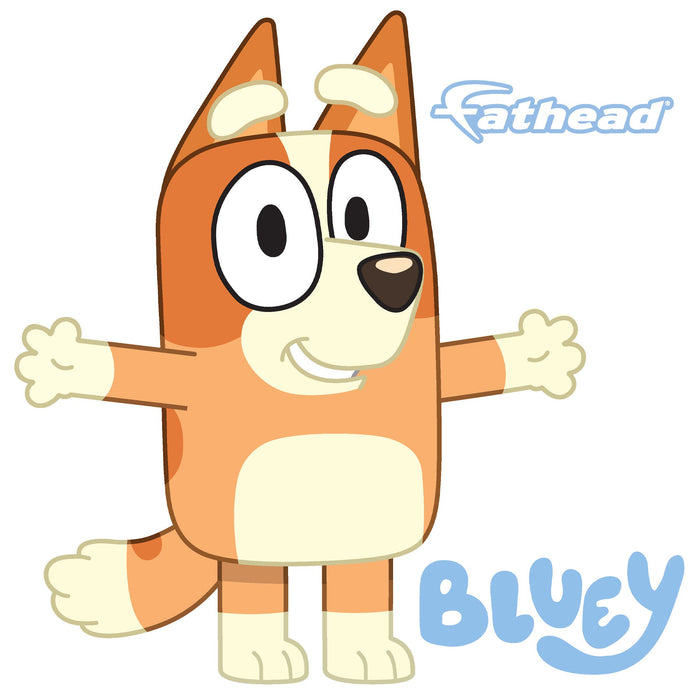 Fathead Bluey: Bingo RealBig - Officially Licensed BBC Removable Adhesive Decal