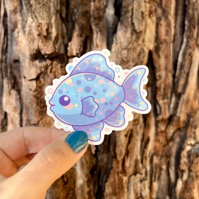 Stick With Finn Tropical Fish Sticker