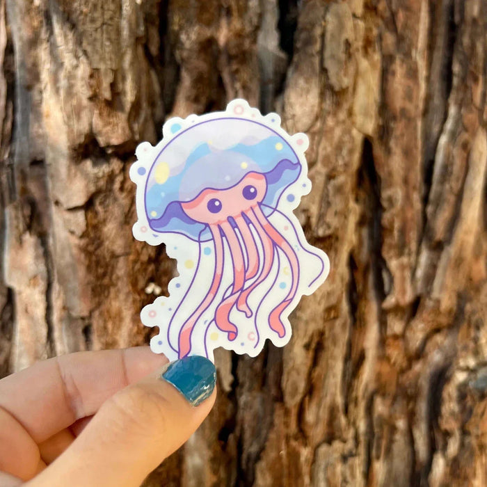 Stick With Finn Jellyfish Sticker