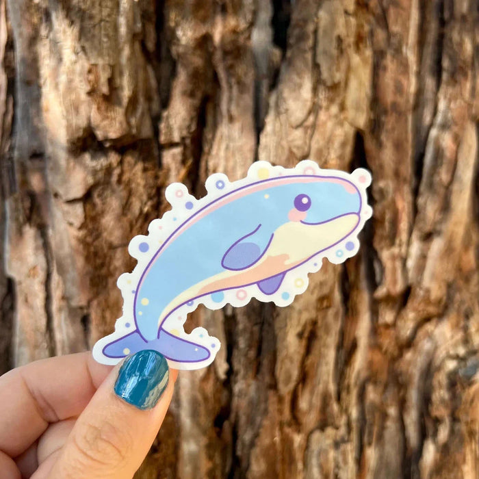 Stick With Finn Whale Sticker