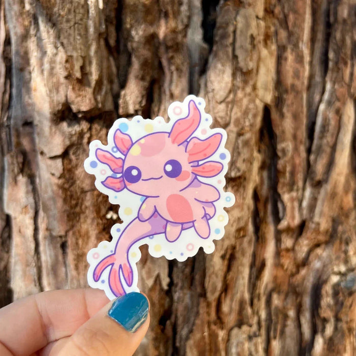 Stick With Finn Axolotl Sticker