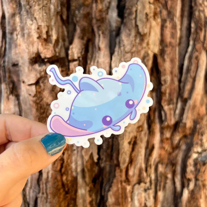 Stick With Finn Manta Ray Sticker