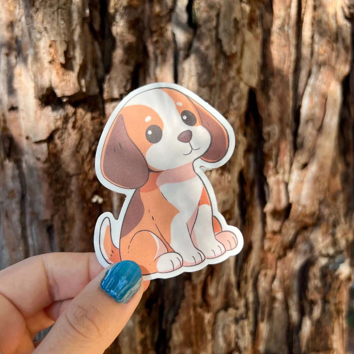 Stick With Finn Beagle Sticker