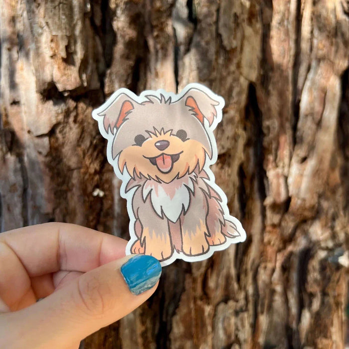 Stick With Finn Yorkie Sticker