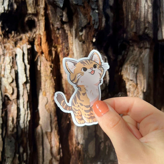 Stick With Finn Tiger Kitty Sticker