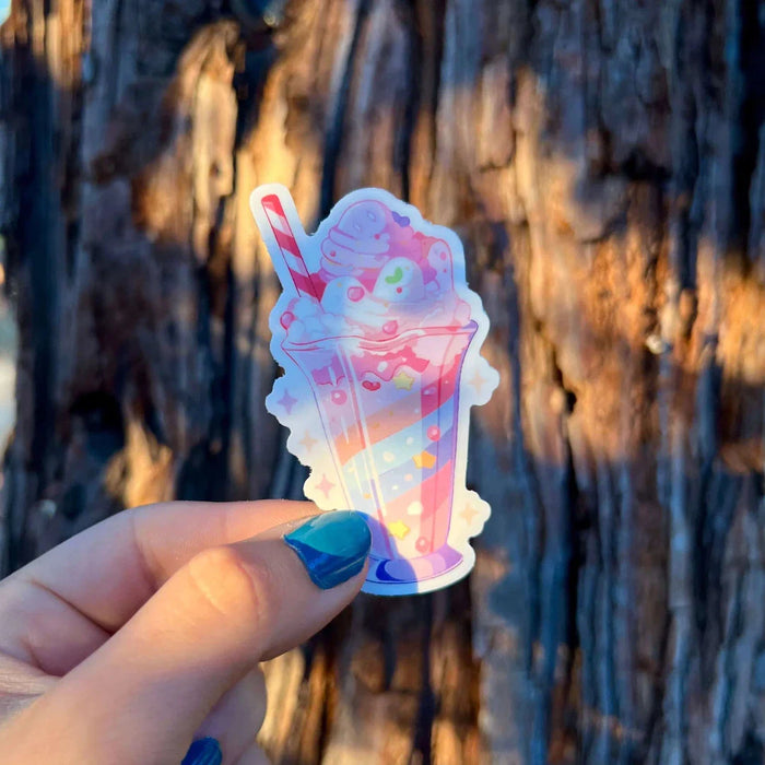 Stick With Finn Rainbow Milkshake Sticker