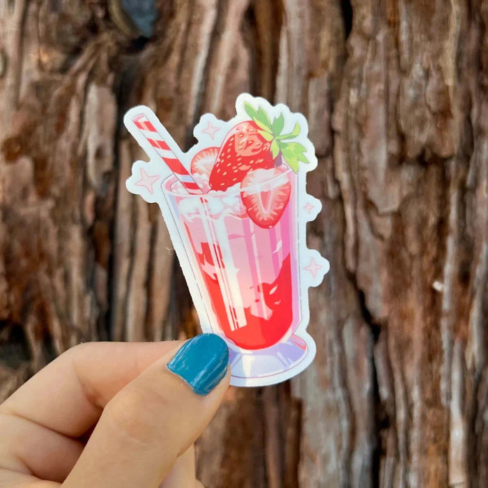 Stick With Finn Strawberry Milkshake Sticker