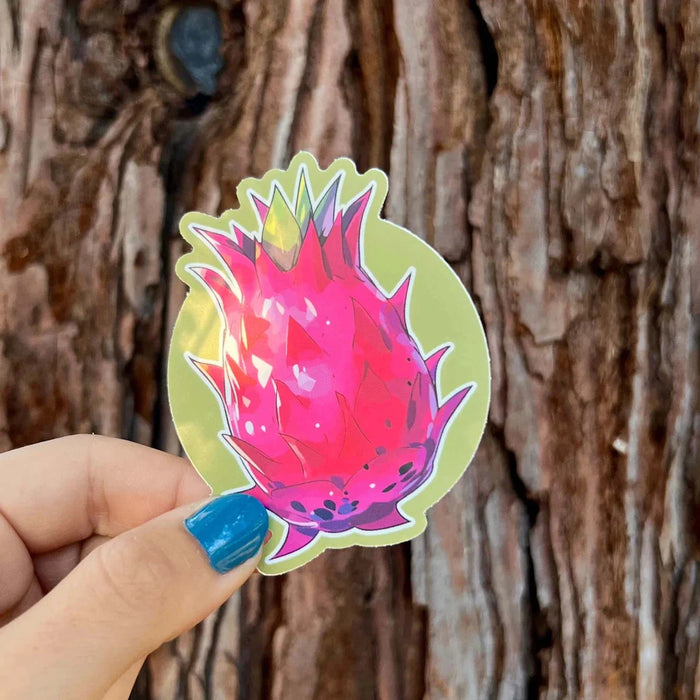 Stick With Finn Pink Dragonfruit Sticker