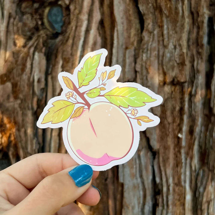 Stick With Finn Peach Sticker