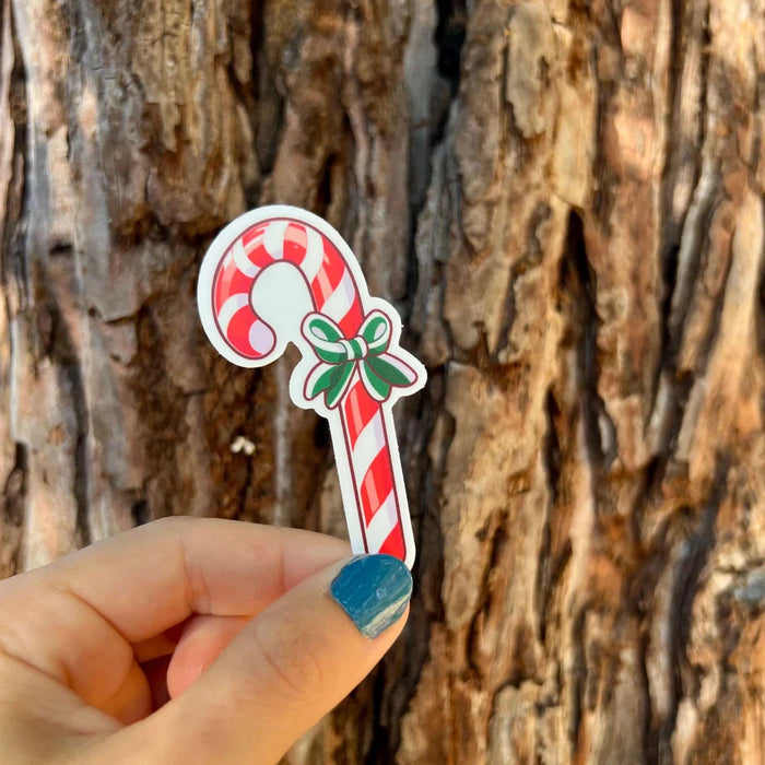 Stick With Finn Candy Cane Sticker