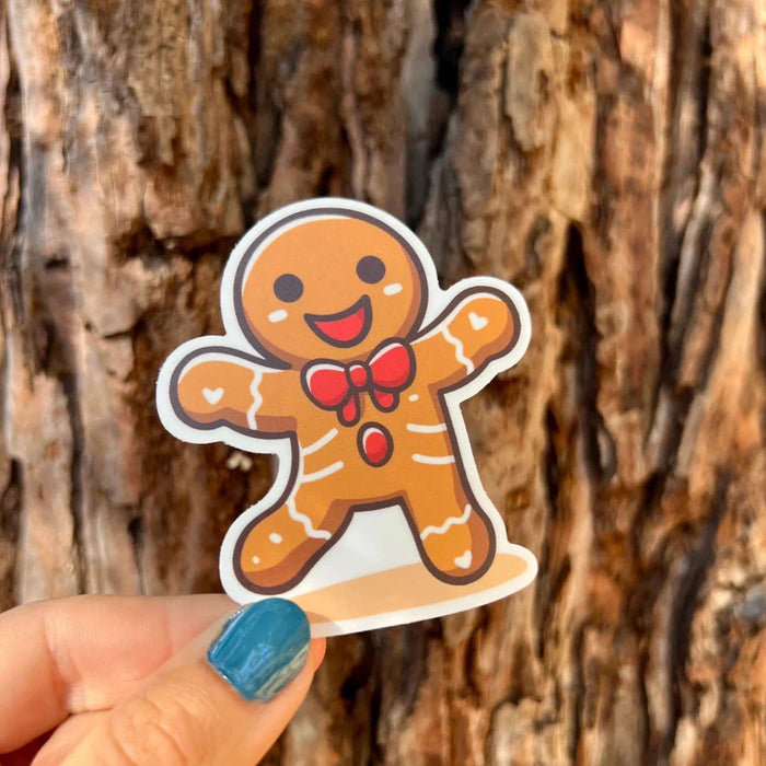 Stick With Finn Gingerbread Man Sticker