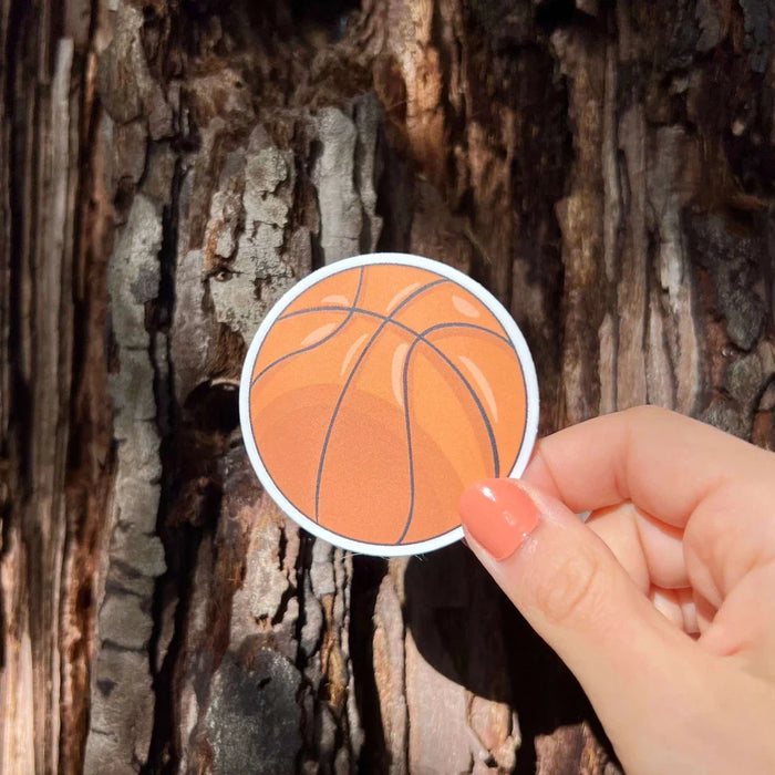 Stick With Finn Basketball Sticker