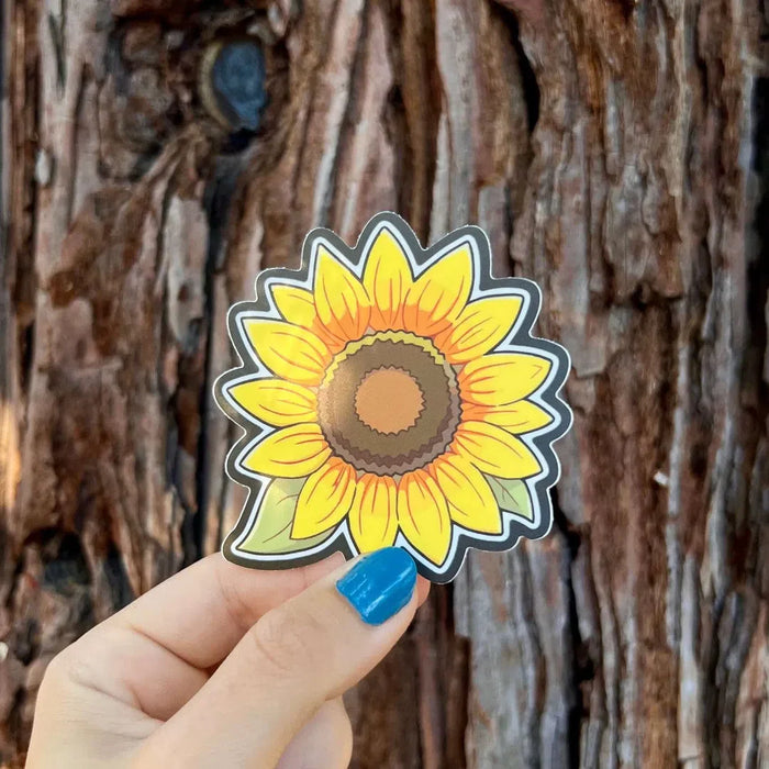 Stick With Finn Golden Sunflower Sticker