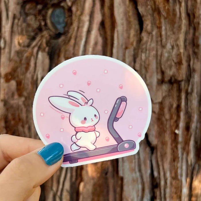 Stick With Finn Cardio Bunny Sticker