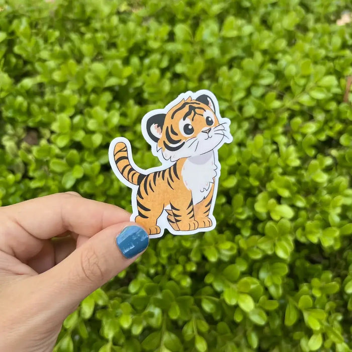 Stick With Finn Tiger Sticker