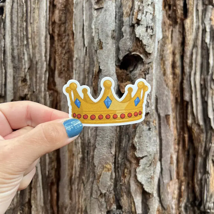 Stick With Finn Royal Crown Sticker