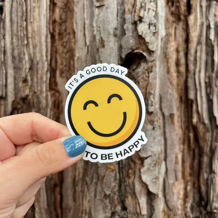 Stick With Finn It's a Good Day to Be Happy Sticker