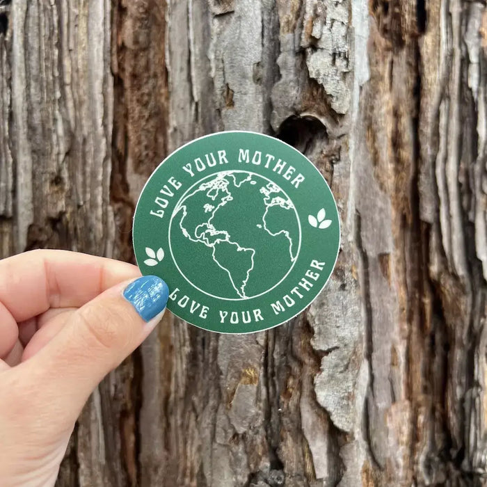 Stick With Finn Love Your Mother Earth Sticker