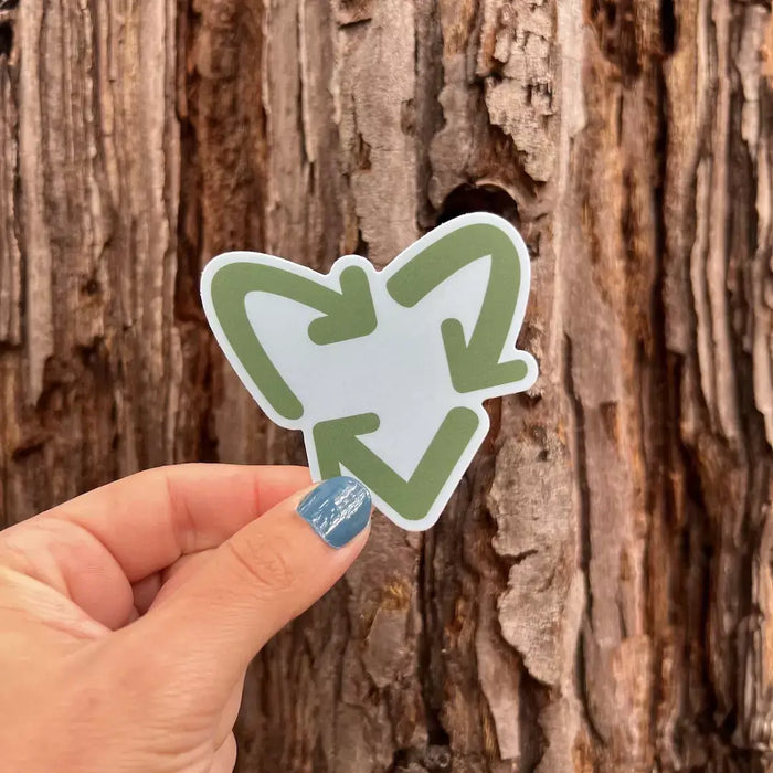 Stick With Finn Recycling Heart Sticker