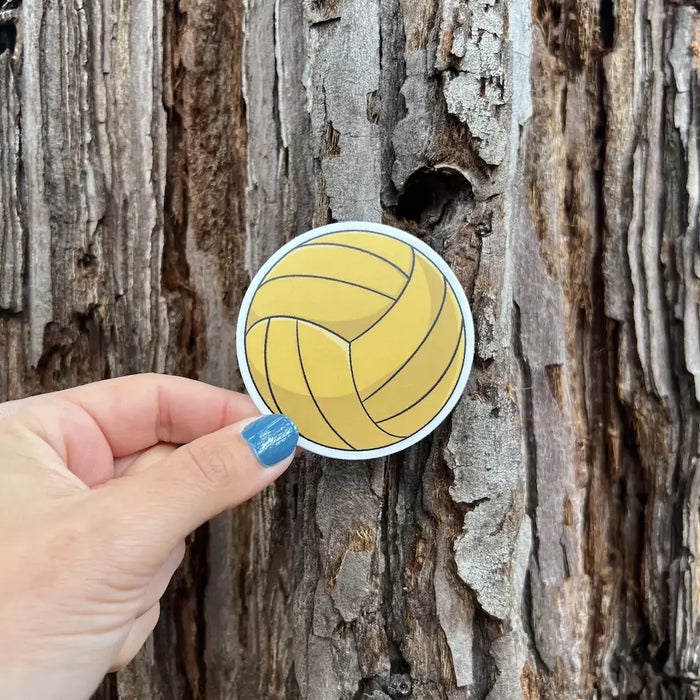 Stick With Finn Water Polo Ball Sticker