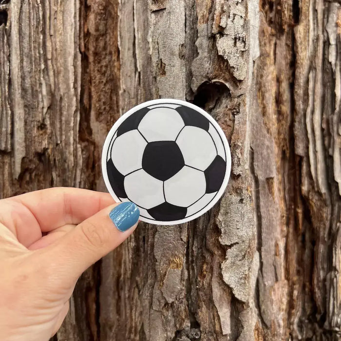 Stick With Finn Soccer Ball Sticker