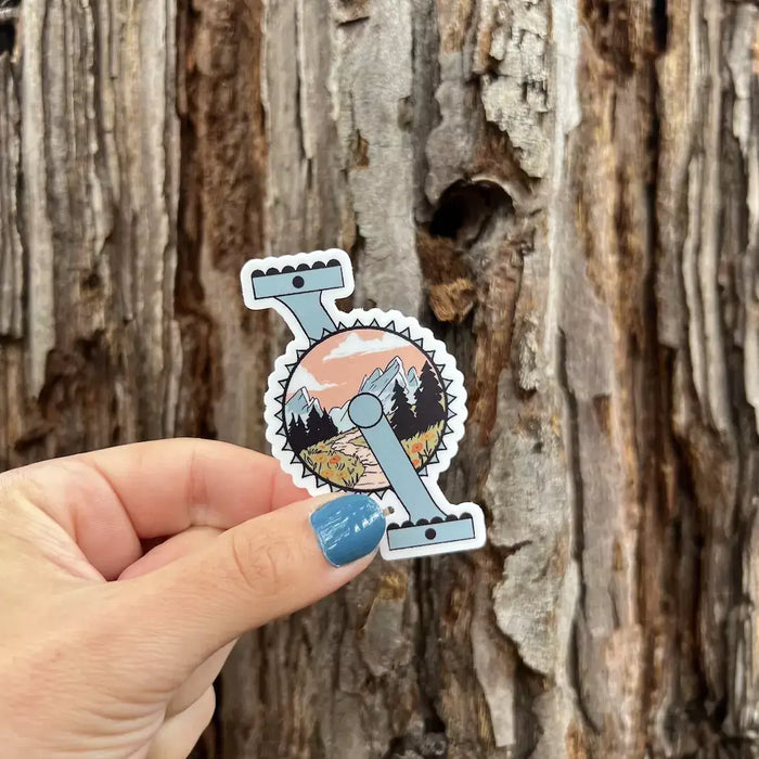 Stick With Finn Pedal into Wilderness Sticker