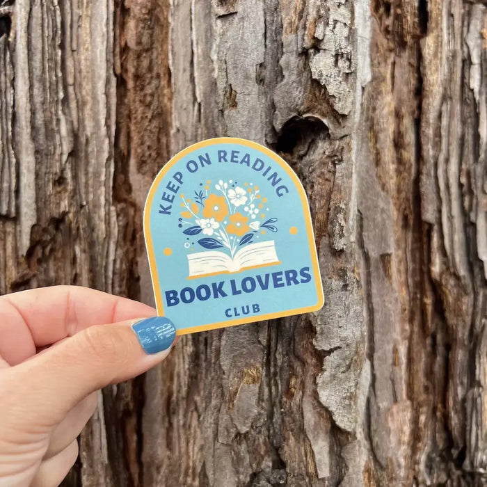 Stick With Finn Keep On Reading Book Lover's Club Sticker