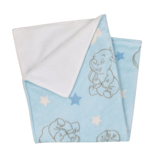 Disney Dumbo Plush Sherpa Baby Blanket