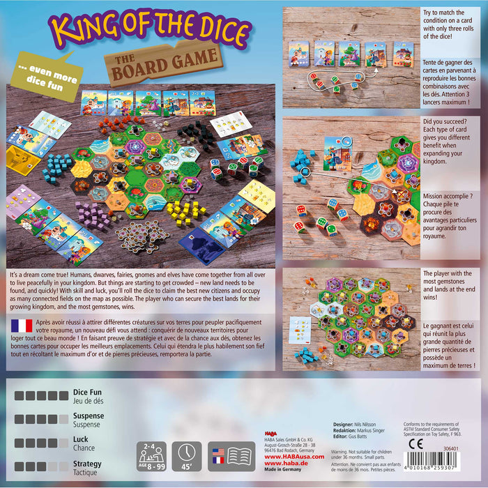 HABA King of the Dice Board Game