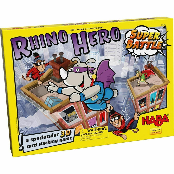 HABA Rhino Hero - Super Battle Stacking Game