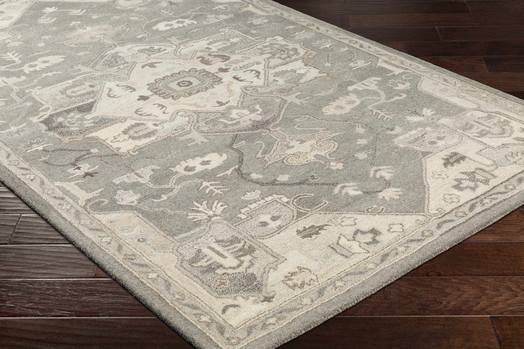 Hauteloom Broomfield 1196 Hand Tufted Taupe Wool Rug