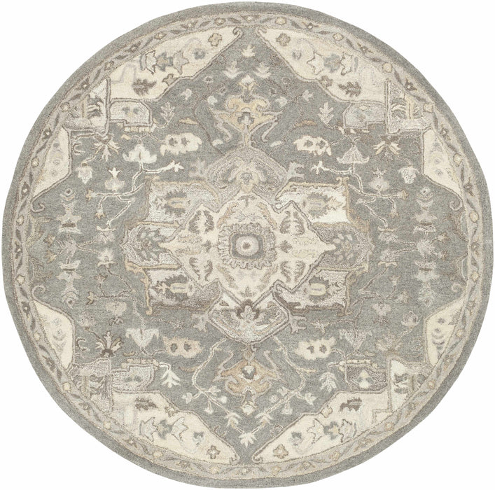 Hauteloom Broomfield 1196 Hand Tufted Taupe Wool Rug