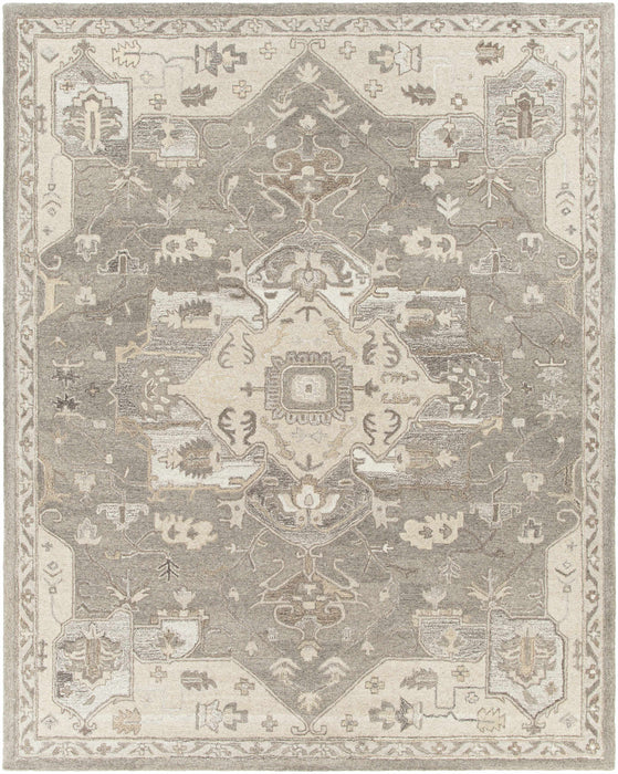 Hauteloom Broomfield 1196 Hand Tufted Taupe Wool Rug