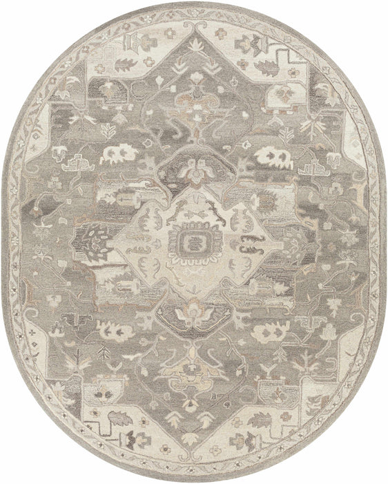 Hauteloom Broomfield 1196 Hand Tufted Taupe Wool Rug