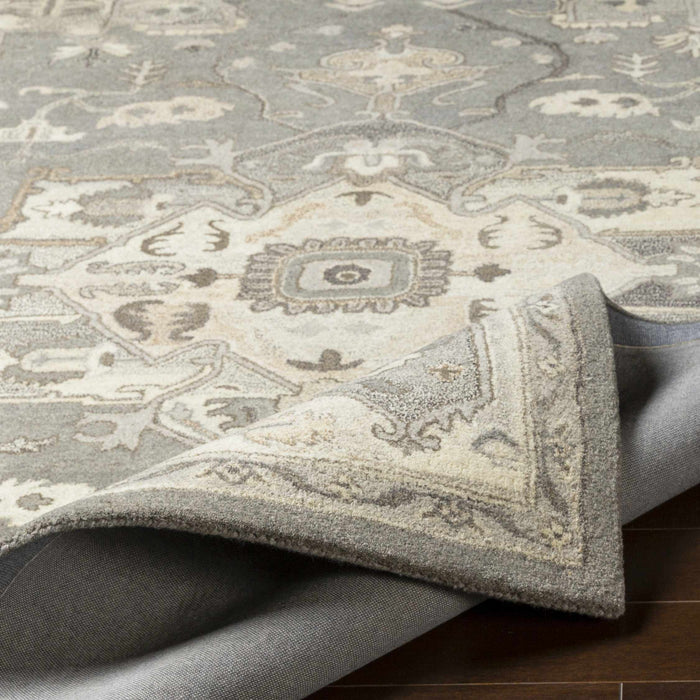 Hauteloom Broomfield 1196 Hand Tufted Taupe Wool Rug