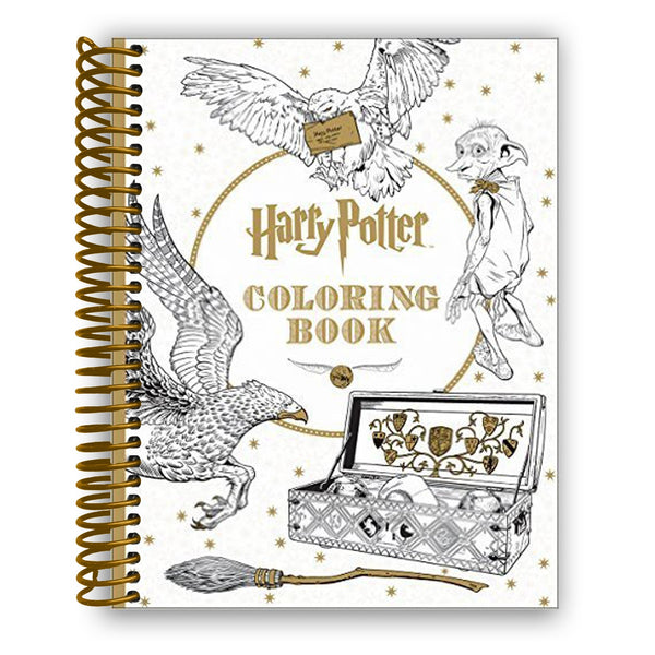 Lay it Flat Harry Potter Coloring Book (Spiral Bound)